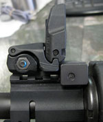 YHM-230 Gas Block Riser Insatlled on a CMMG SIERRA with MAGPUL MBUS SIGHTS
